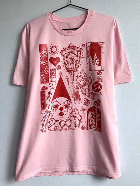 Handprinted Unisex Shirt Size L