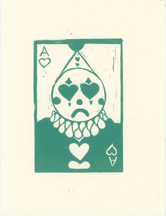 Ace of Hearts print