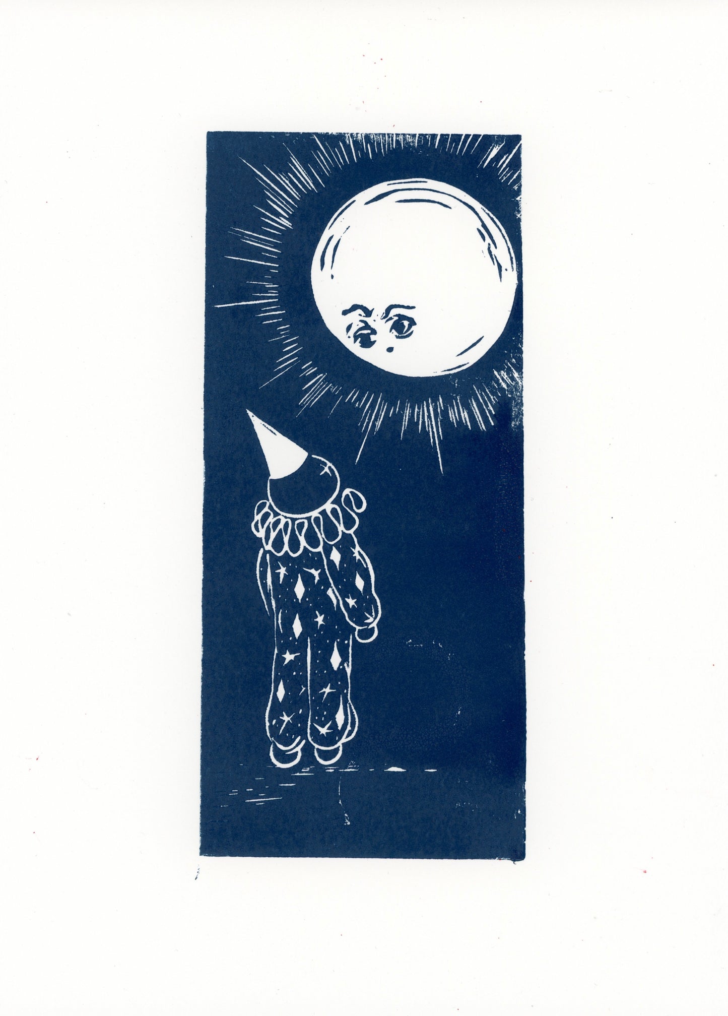 Gossiping with the Moon original print