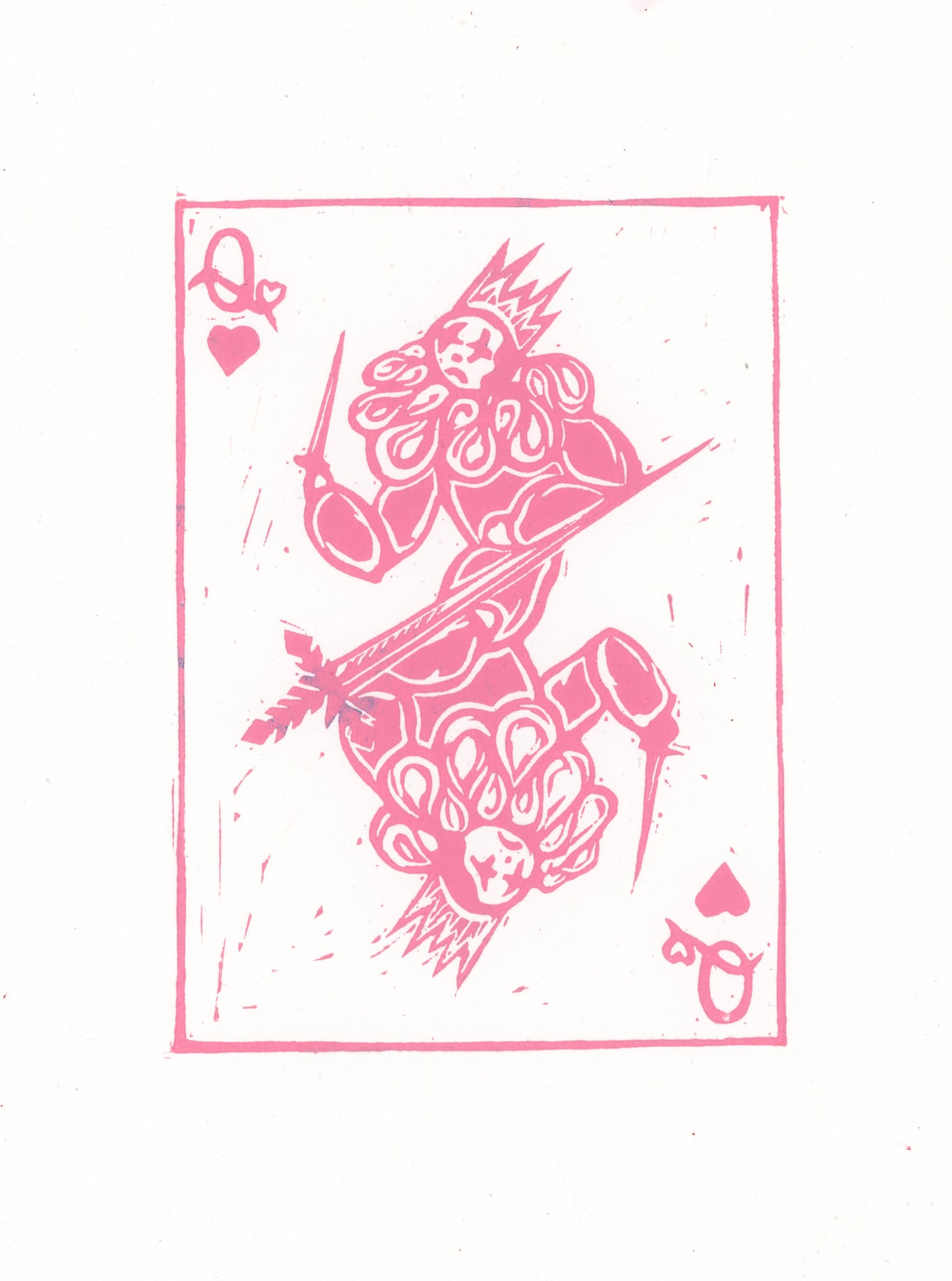 Queen of Hearts original print (misprint)