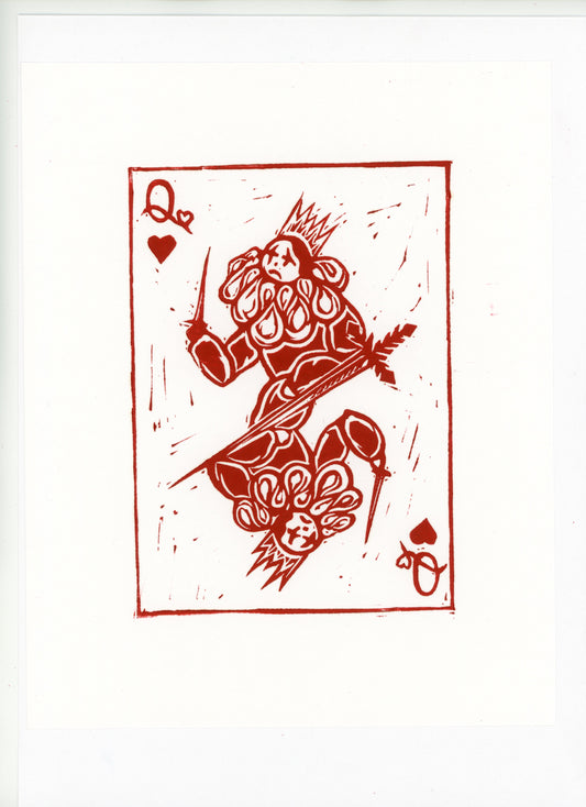 Queen of Hearts original print