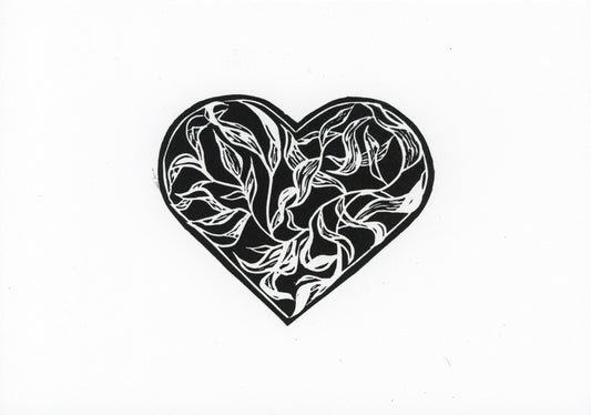 Heart original print