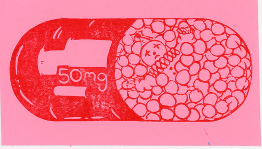 MEDS print (red ink)